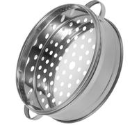 Housoutil Vaporera de Acero Inoxidable 20 CM con Asa Cesta de Vapor para Alimentos Vaporera para Bollos y Dumplings Utensilio de Cocina con Orificio de Ventilación Adecuado para Cocina
