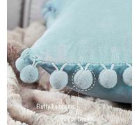 Housse Coussin 40x40 Bleu Salon Jardin Decoración Chambre Enfant Coussin Canape Fauteuil Relax de Bureau