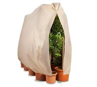 Housse de Invernaje Beige XL 200 cm x 240 cm Protección Antihielo con Cremallera