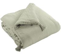 Housse De Rêve Edredón de gasa de algodón liso 150x150 cm