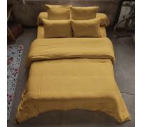 Housse De Rêve Funda nórdica de gasa de algodón lisa 200x200 cm