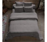 Housse De Rêve Funda nórdica de gasa de algodón lisa 200x200 cm