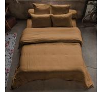 Housse De Rêve Funda nórdica de gasa de algodón lisa 220x240 cm