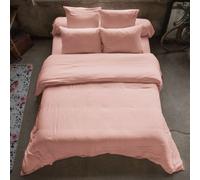 Housse De Rêve Funda nórdica de gasa de algodón lisa 240x260 cm