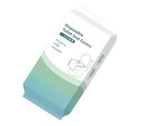 Housses de Siège Toilette pour WC | Lot de 10 Grand Format Papier 40x60 cm | Protection Jetable pour Adultes et Voyage Toilettes Publiques Avion Road Trip Hygiène Nomade et Praticité