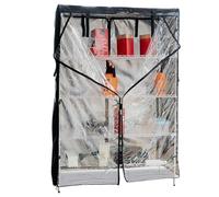 Housses Étagère Garde-Manger - Protection Avec Fermeture Éclair, Revêtement Imperméable Antirouille Durable, Couverture Stockage Organisateur Placard, Accessoire Pratique Salle Bains Cuisine | Solutio