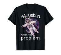 Houston I Am The Problem Funny Space Lovers Astronauta Camiseta