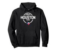 Houston Skyline City Travel Palmeras de Texas Sudadera con Capucha