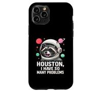 Houston Tengo tantos Problemas Lindo Astronauta Mapache Espacial Carcasa para iPhone 11 Pro