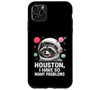 Houston Tengo tantos Problemas Lindo Astronauta Mapache Espacial Carcasa para iPhone 11 Pro MAX