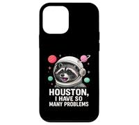 Houston Tengo tantos Problemas Lindo Astronauta Mapache Espacial Carcasa para iPhone 12 Mini