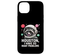 Houston Tengo tantos Problemas Lindo Astronauta Mapache Espacial Carcasa para iPhone 14 Plus