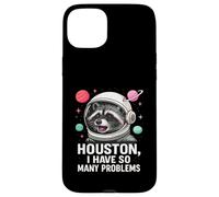 Houston Tengo tantos Problemas Lindo Astronauta Mapache Espacial Carcasa para iPhone 15 Plus