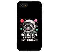 Houston Tengo tantos Problemas Lindo Astronauta Mapache Espacial Carcasa para iPhone SE (2020) / 7/8