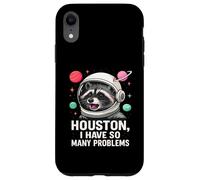 Houston Tengo tantos Problemas Lindo Astronauta Mapache Espacial Carcasa para iPhone XR