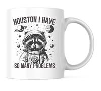 Houston Tengo Tantos Problemas Tazas De Cerámica Divertido Mug Elegante Tazas De Desayuno Para Oficina Espresso Cacao 330Ml