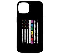 Houston Texas LGBTQ Gay Pride Flag Rainbow Carcasa para iPhone 13
