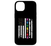 Houston Texas LGBTQ Gay Pride Flag Rainbow Carcasa para iPhone 14 Plus