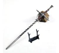 Housunzi Elden Rings Fire Knight's Greatsword Réplica - Modelo de Metal 30 cm con Soporte, Coleccionable Gaming, Decoración de Escritorio, Regalo para Gamers y Coleccionistas