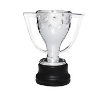 Housunzi Réplicas de Trofeos de la Liga Española Trofeos de Campeones de Fútbol Copas de Premios del Campeonato Recuerdos Coleccionables de Aficionados de Clubes Adornos para la Oficina Hogar,15cm