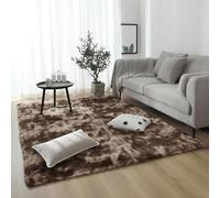HOUXINZ Imitación Mullida Alfombras 250 x 270 cm Peludas y Grandes Piel de Cordero Oveja Diseño Moderno for Living Room Niña Juvenil Adulto, Marrón