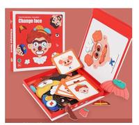 HouYa-Tec Juguetes Educativos MagnéTicos para Padres E Hijos para NiñOs, Adecuados para NiñOs De 3 AñOs En Adelante, Adecuados para Juguetes De NiñOs En Casa Y Salid (Personajes de Dibujos Animados)