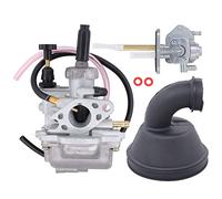 HouYeen Carburador de carburador con limpiador de aire arranque de admisión y bomba de interruptor de válvula de tanque de gasolina para Suzuki LT80 Quadsport ATV 1987-2006