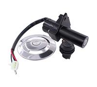HouYeen Interruptor de encendido para motocicleta, llave de asiento de barril de bloqueo de combustible para Yamaha YBR125 YBR 125 2005-2014