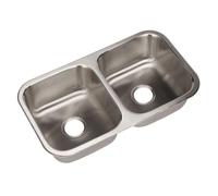 Houzer ED-3108-1 Elite Series - Fregadero de cocina (acero inoxidable, 50/50)
