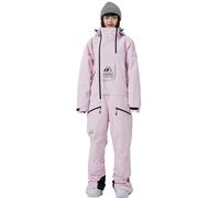 HOUZONIY Mono de esquí de una sola pieza para mujer, traje de esquí, traje de esquí, mono para mujer, snowboard, esquí, deportes al aire libre, 729+rosa, M