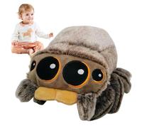 HOVCEH Peluche Araña, Peluche de Peluche de Araña, Muñeco Peluche Araña Simulación Suave, Araña de Peluche Simulador de Halloween, Fuzzy Cuddly Animals Spider Toy para Niños y Adultos