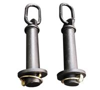 HoveeLuty 1 par de Accesorios para Rack de Sentadillas con Banda elástica, de Acero de aleación, para Equipos de Gimnasio en casa. Compatible con Racks de 3x3 con Orificio de 1 Pulgada.