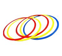HoveeLuty 5 Anillos de Entrenamiento de 30 cm, 5 Anillos de plástico para Ejercicio de 30 cm, de Gimnasio portátiles para Entrenadores, gimnasios, Ejercicios de Gimnasia, Equipo de Ejercicio, anill