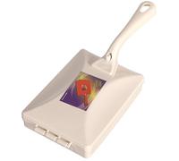 HoveeLuty Barredora de migas de mano de 4 x 10 pulgadas con 2 cepillos de rodillo y recipiente interior, ergonómico de polipropileno recogedor de migas de limpieza para mesa, cama, sofá, alfombra