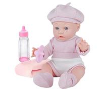 HoveeLuty Conjunto de muñeca bebé de 12 Pulgadas, muñeca bebé Realista Suave con Chupete, biberón y Colcha pequeña, Lavable, educativa para niños, Suave, muñecas realistas, muñe