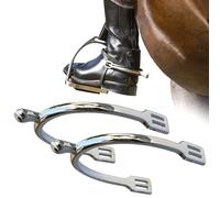 HoveeLuty espuelas inglesas de aleación para Botas de Vaquero Occidental, Equipo de equitación para niños, espuelas para Botas de Vaquero.