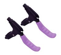 HoveeLuty Funda de Silicona para Manillar de Freno de Bicicleta, Antideslizante, Impermeable, Accesorio para Bicicleta de montaña (Morado).