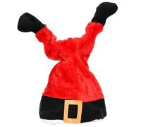 HoveeLuty Gorro de Navidad eléctrico de Peluche para Cantar y Bailar, Suave y Divertido, con Forma de Pierna de Papá Noel para niños Adultos, Disfraz navideño, Gorros de Papá Noel para Adultos.