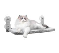 HoveeLuty Hamaca Plegable para Ventana de Gato, 30 x 52 cm, con Cubierta de Tela de Doble Cara, Ventosa Resistente a la oxidación, soporta hasta 15 kg.