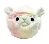 HoveeLuty Juguete de Peluche para Perros, Seguro y Suave, Resistente a mordeduras, con Forma de Alpaca, chirriante, Interactivo, para Gatos y Perros, Limpieza Dental, 10 cm, Indestructible.