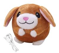 HoveeLuty Juguete Interactivo para Perros con Sonido de Rebote, Recargable por USB, Pelota Activa para Perros de Dibujos Animados, Pelota automovible para, de Risa Lavable para, Estilo