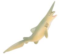 HoveeLuty Juguetes de tiburón, 2 x 7.5 x 1.7 Pulgadas, Figuras realistas de Animales Marinos, Juguetes de baño, educativos de plástico para Fiestas Infantiles, Adornos para Pasteles, Regalos y Pro