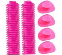 HoveeLuty Mini sombreros de vaquero, 50 piezas de plástico, ligeros y para manualidades, decorativos, para fiestas.