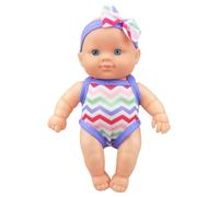 HoveeLuty Muñeca de Agua para bebé, Linda muñeca de baño de simulación, 21, 5 x 8, 6 x 13, 5 cm, de natación con articulación móvil y Ropa Desmontable, Juguetes de Agua de Vinilo para niños, Estilo 2