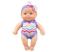HoveeLuty Muñeca de Agua para bebé, Linda muñeca de baño de simulación, 21, 5 x 8, 6 x 13, 5 cm, de natación con articulación móvil y Ropa Desmontable, Juguetes de Agua de Vinilo para niños, Estilo 2