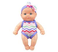 HoveeLuty Muñeca de Agua para bebé, Linda muñeca de baño de simulación, 21, 5 x 8, 6 x 13, 5 cm, de natación con articulación móvil y Ropa Desmontable, Juguetes de Agua de Vinilo para niños, Estilo 2