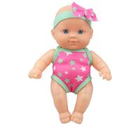 HoveeLuty Muñeca de Agua para bebé, Linda muñeca de baño de simulación, 21, 5 x 8, 6 x 13, 5 cm, de natación con articulación móvil y Ropa Desmontable, Juguetes de Agua de Vinilo para niños, Estilo 1