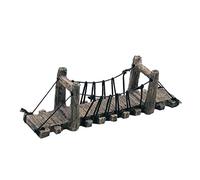 HoveeLuty Puente Colgante para Acuario, decoración de Resina para escondite de Peces, Paisaje Submarino, Puente Colgante para pecera, de Resina, Paisaje Submarino, decoración para escondite de Peces