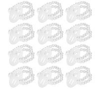 HoveeLuty Pulsera de ramillete, 12 unidades, elástica, elegante, segura, perla, ramillete, suministros para boda, muñeca
