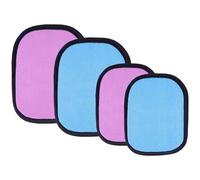 HoveeLuty Removedor de arena para niños de playa, 4 unidades, removedor de arena para playa, 2 tamaños eficiente, práctico, guante de piel suave esencial para surf, océano y recreación junto al lago